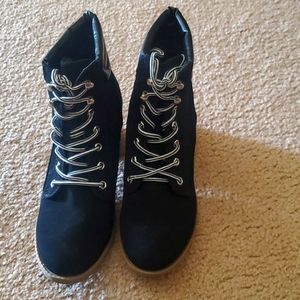 Wild Diva Black Booties